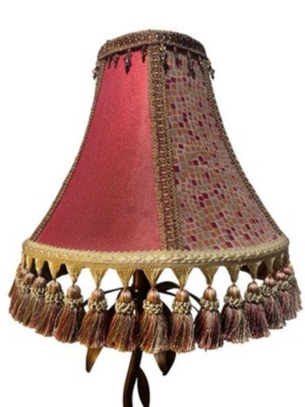 Vintage Kenroy Home Flared bell shape Lamp Shade